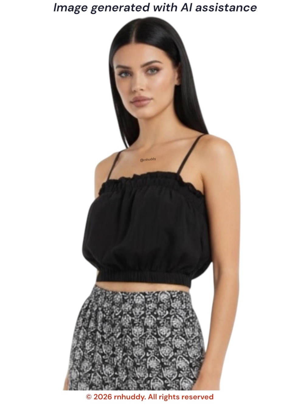 Velvet by Graham & Spencer for Anthropologie XL black crop cami
